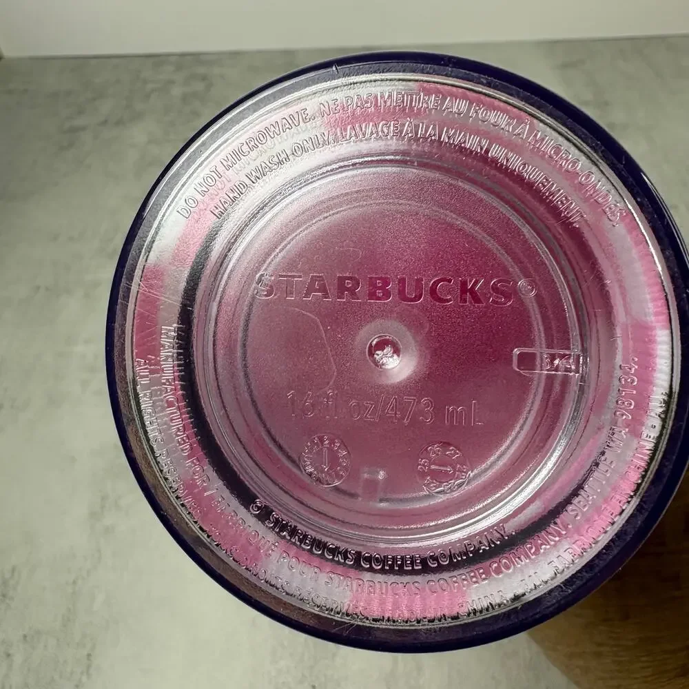 Starbucks 2023 Easter Spring Pink Mod Bunny Floral Tumbler 16oz Grande Cup